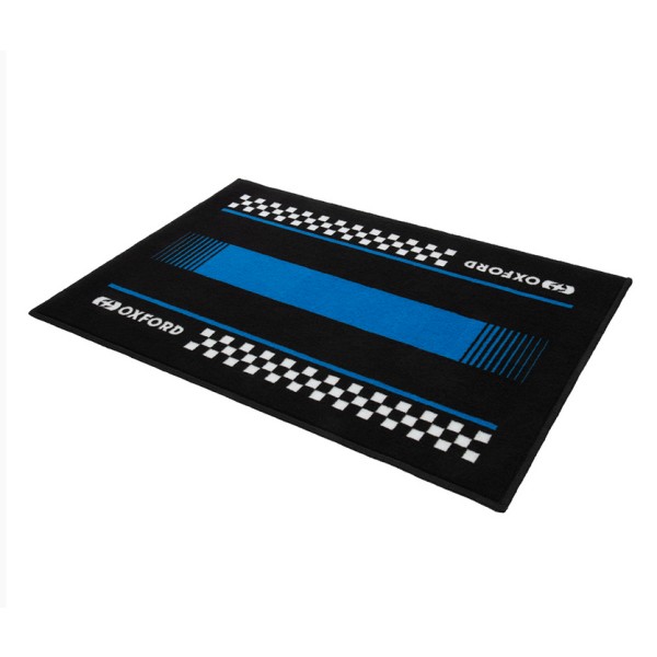 Oxford Door Mat Pitlane Suzi Blue 90 x 60cm